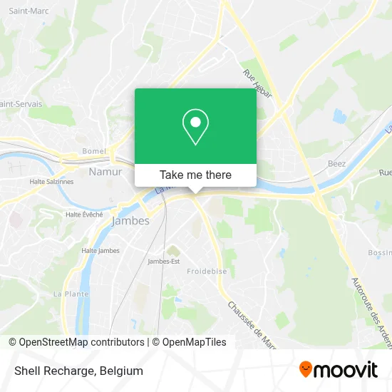Shell Recharge map