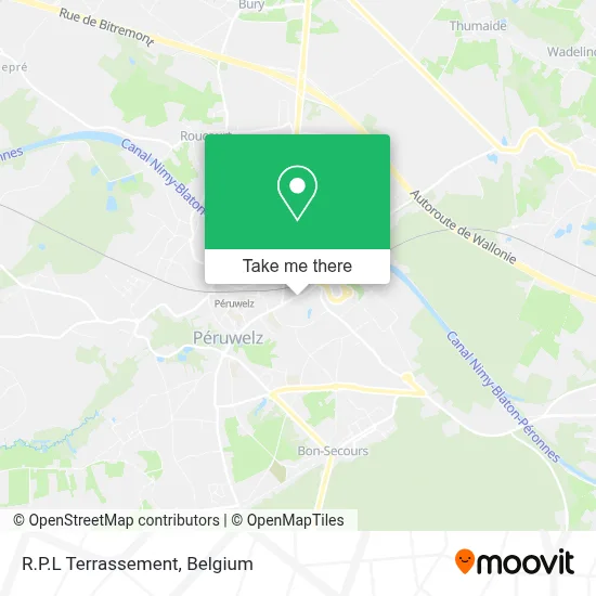 R.P.L Terrassement map