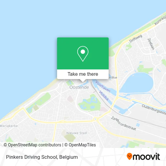 Pinkers Driving School map