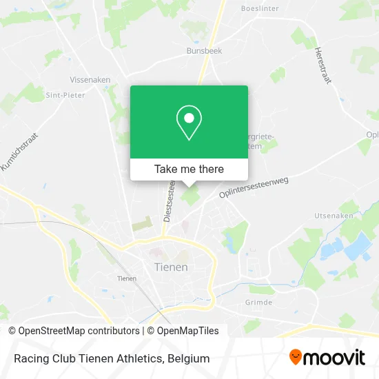 Racing Club Tienen Athletics map