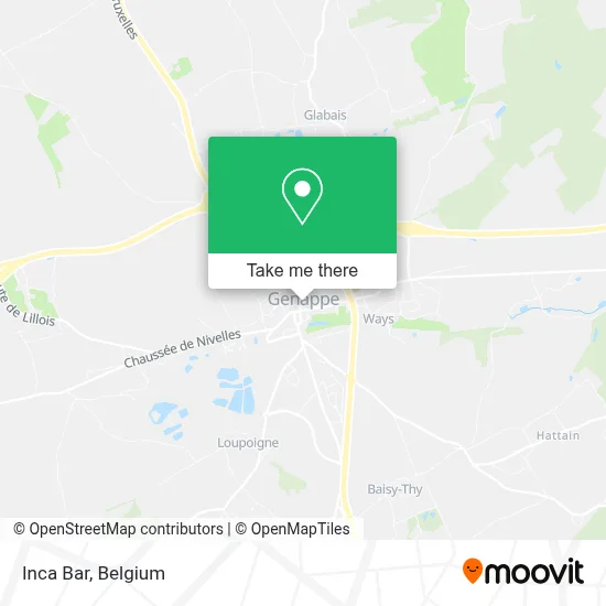Inca Bar map