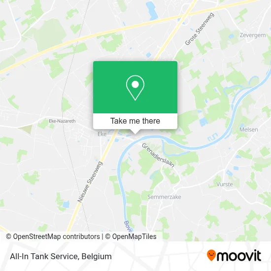 All-In Tank Service map