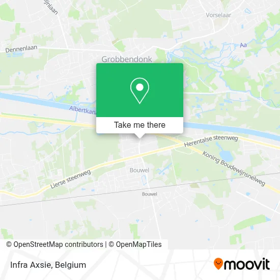 Infra Axsie map