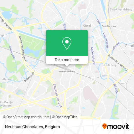 Neuhaus Chocolates map