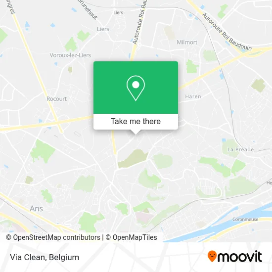 Via Clean map