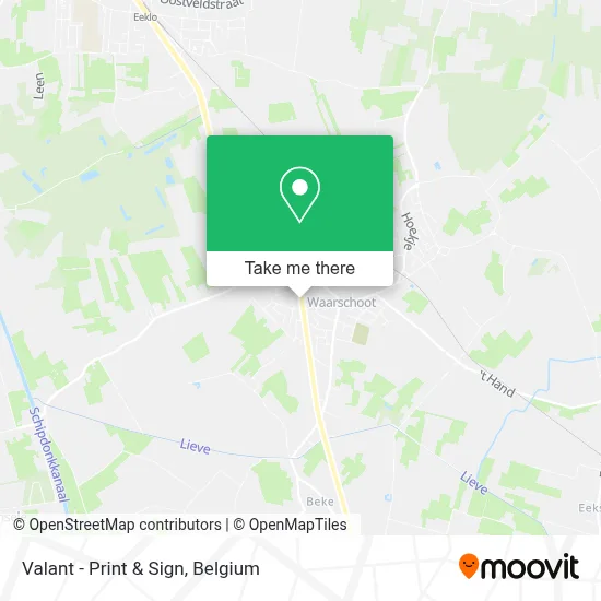 Valant - Print & Sign map