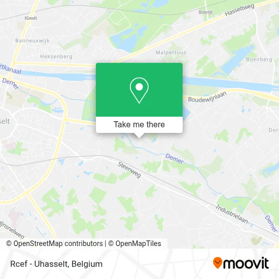 Rcef - Uhasselt map