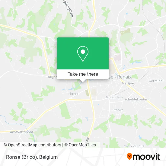Ronse (Brico) map