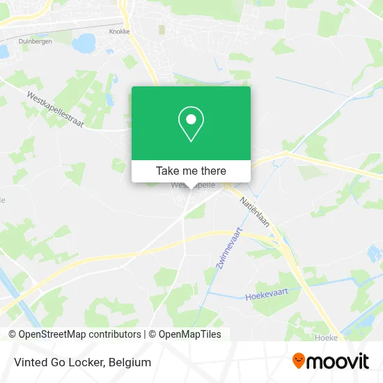 Vinted Go Locker map