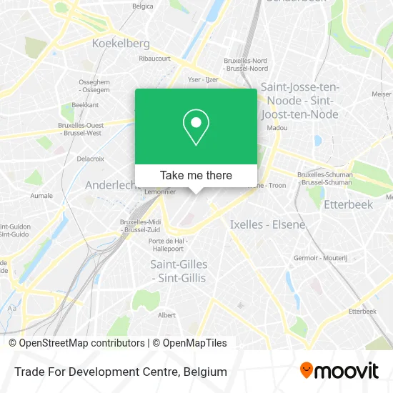 Trade For Development Centre map