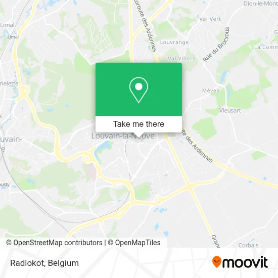 Radiokot map