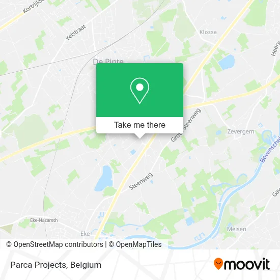 Parca Projects map