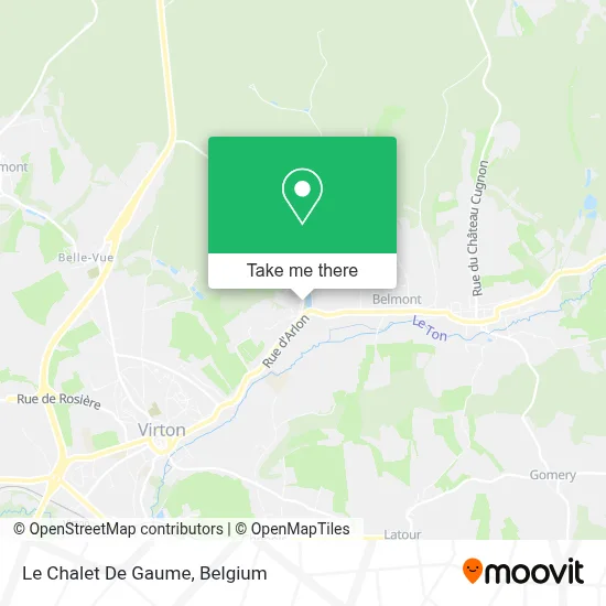 Le Chalet De Gaume map