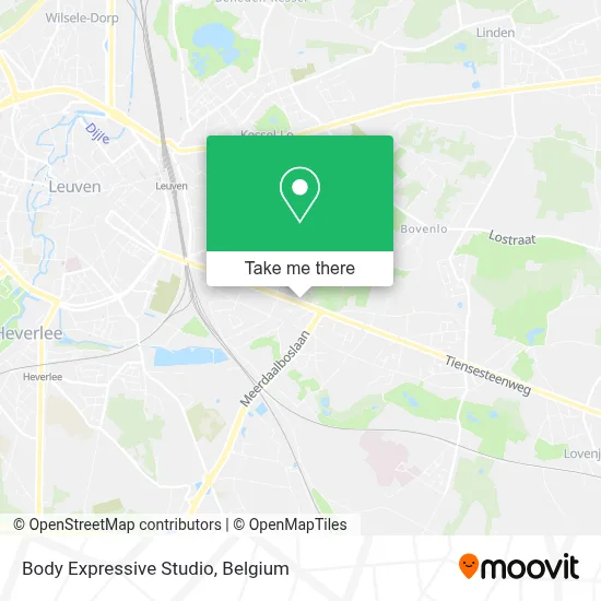 Body Expressive Studio map