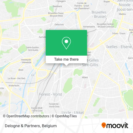 Delogne & Partners map