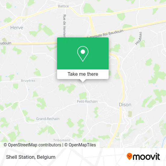 Shell Station map