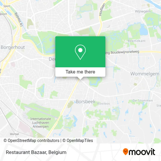 Restaurant Bazaar map