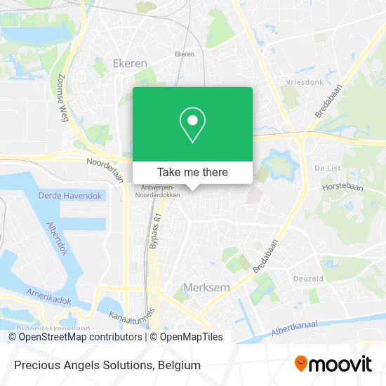 Precious Angels Solutions map