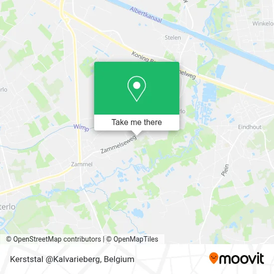 Kerststal @Kalvarieberg map