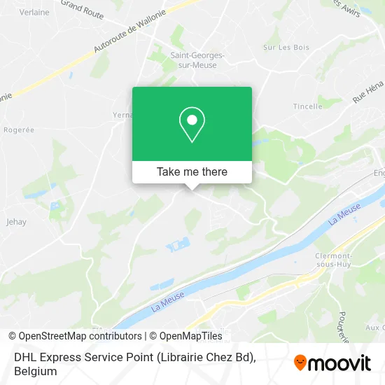 DHL Express Service Point (Librairie Chez Bd) map