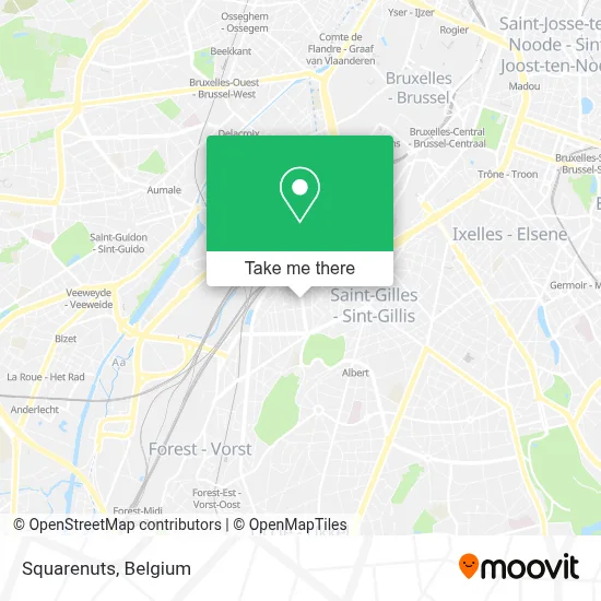 Squarenuts map