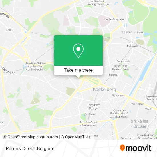 Permis Direct map