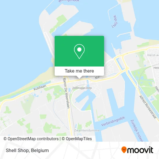 Shell Shop map