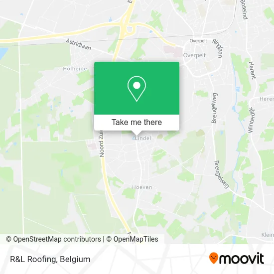 R&L Roofing map