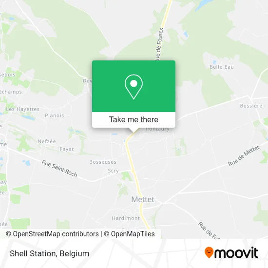 Shell Station map