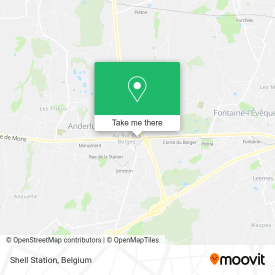 Shell Station map