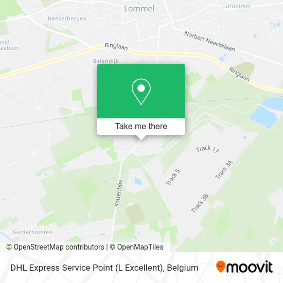 DHL Express Service Point (L Excellent) map