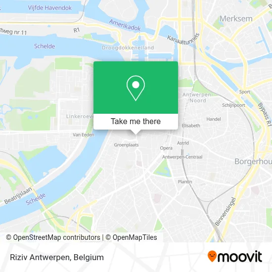 Riziv Antwerpen map