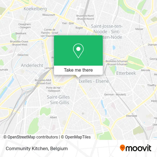 Community Kitchen map