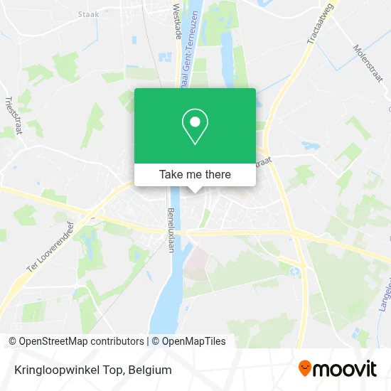 Kringloopwinkel Top map