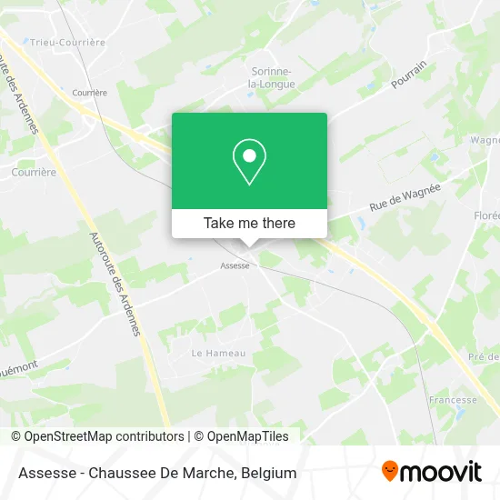 Assesse - Chaussee De Marche map