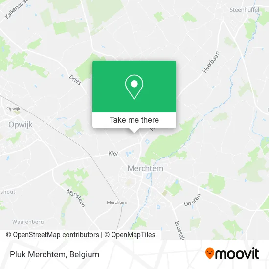 Pluk Merchtem map