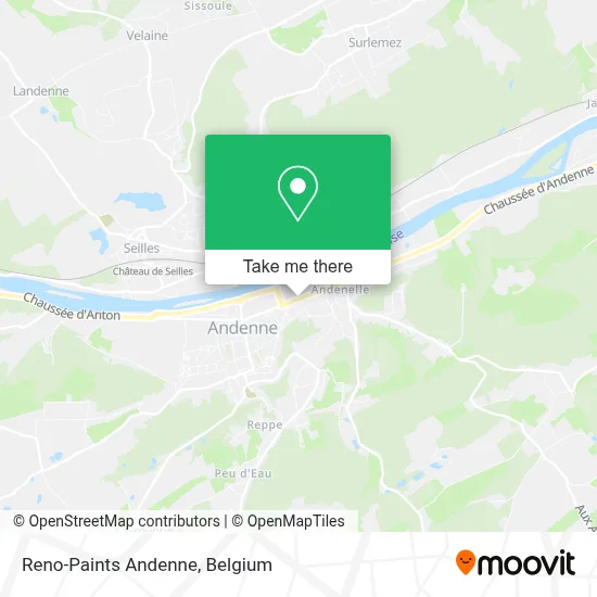 Reno-Paints Andenne map