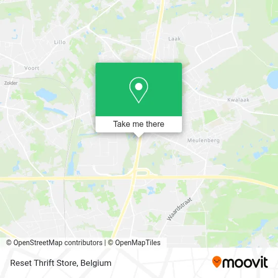 Reset Thrift Store map