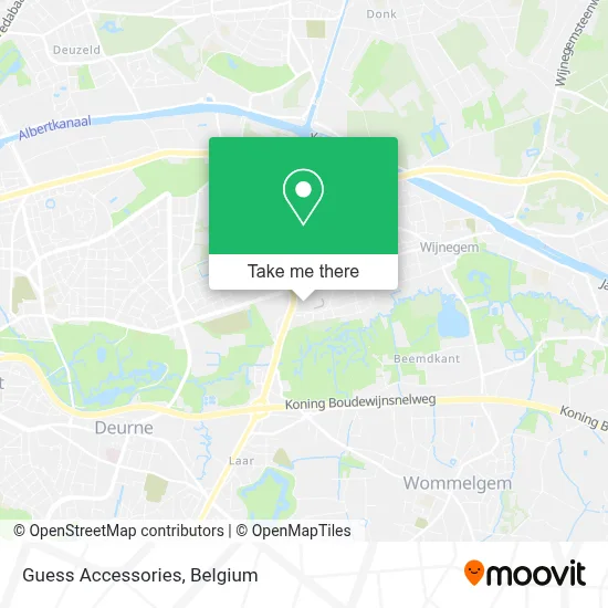 Guess Accessories map