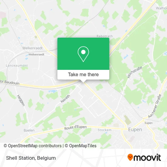 Shell Station map
