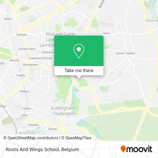 Roots And Wings School map