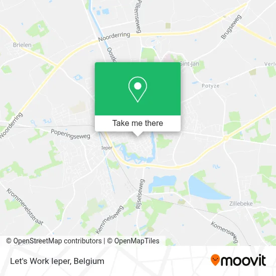 Let's Work Ieper map
