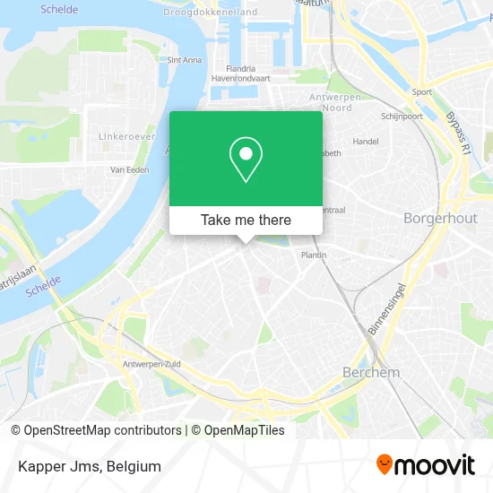 Kapper Jms map