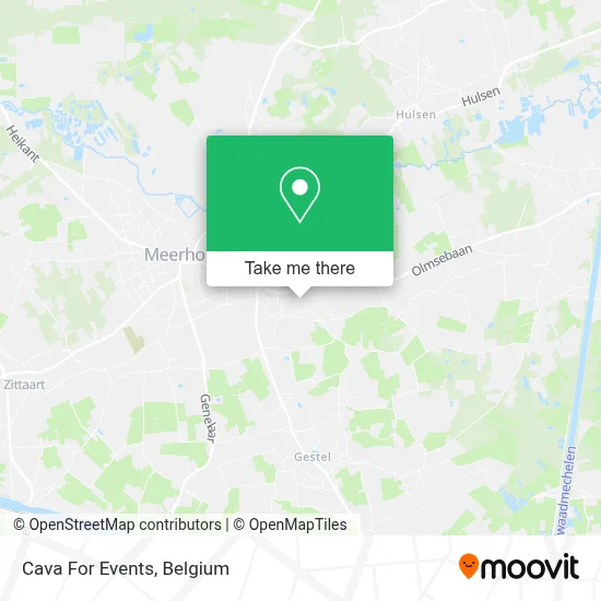 Cava For Events map