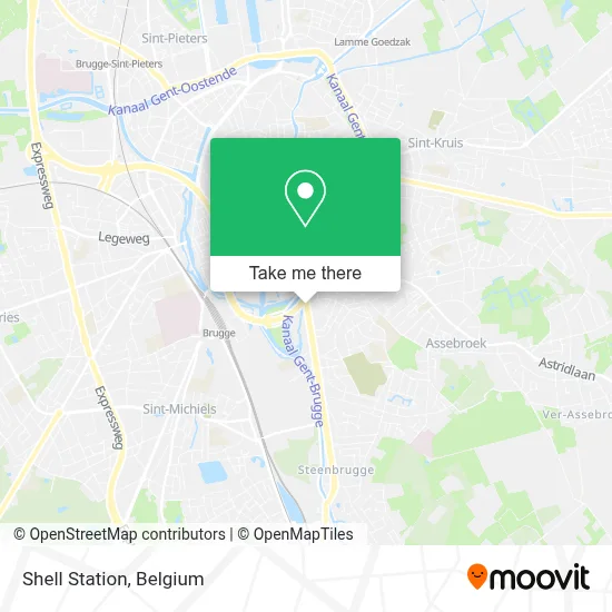 Shell Station map