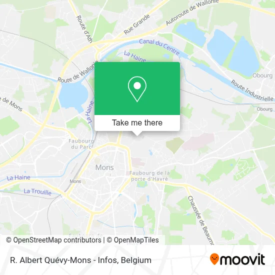 R. Albert Quévy-Mons - Infos map