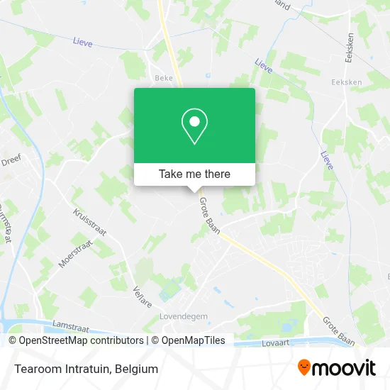 Tearoom Intratuin map
