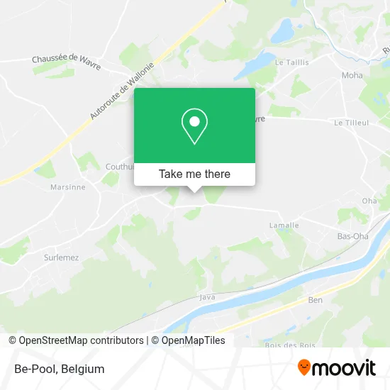 Be-Pool map