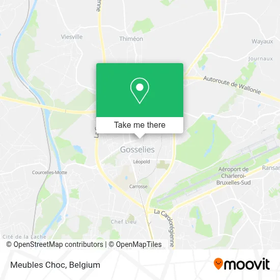Meubles Choc map