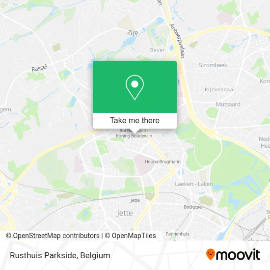 Rusthuis Parkside map